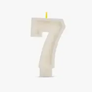 Свещ за торта 7 соев - 1