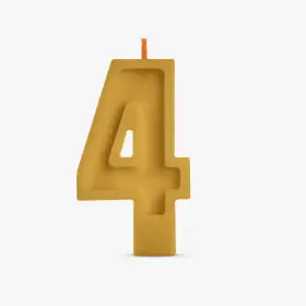 Свещ за торта 4 пчелен - 1