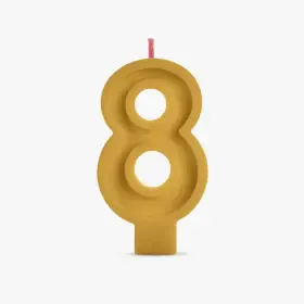 Свещ за торта 8 пчелен - 1