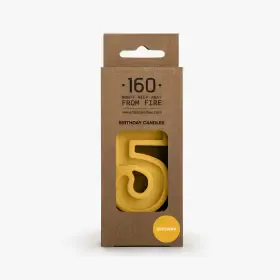 Свещ за торта 5 пчелен - 1